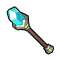 Green Celadon Staff