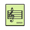 Blank Advanced Music Score (50 Performances)